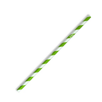 BioStraw 6mm Regular Green Stripe