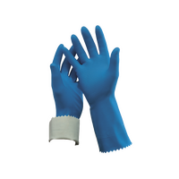 Flock Lined Rubber Gloves