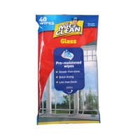 Glass Cleaning Wipes 40Pk