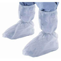 PP+CPE BOOTCOVER W/PVC SOLE WHT