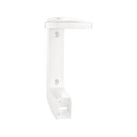 P+W Single Wall Holder, white - self adhesive