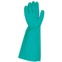 Nitrile 46s  Elbow Length Heavy Duty Green Nitrile Glove