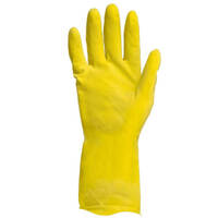 Thrifty Yellows  Flock Lined Rubber Glove