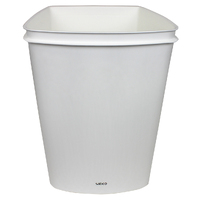 White Rubbish Bin 50L NO LID