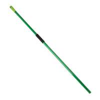 Metal Handle with soft grip -  25mm  x 1410mm Green (NoThread)