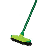 Deck Scrub with Handle Green - 230mm Head