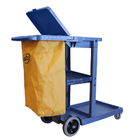 Professional Janitor Cart with lid