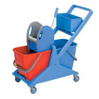 2 x 25 litre Dual Bucket Trolley with Press