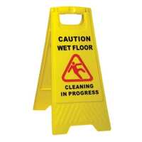 Caution Wet Floor A-Frame Yellow