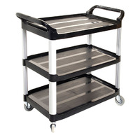 Utility Cart (3 Shelf) - Black 