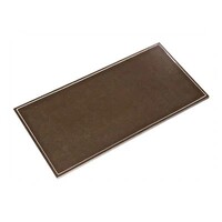 PU Presentation Tray, Black Leather, white stitching, rectangular, 300L / 100W / 15Hmm