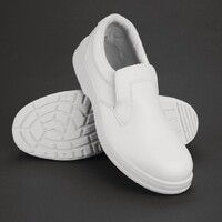 Slipbuster Lite Slip On Safety Shoes White