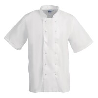 Whites Boston Short Sleeve Unisex Chef Jackets White