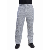 Whites Unisex Vegas Black &amp; White Check Chef Pants